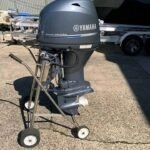 2018 Yamaha 50HP Outboard Motor – Serviced – Controls Included – Warranty – Ready to Run