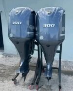 Twin Yamaha F300 4 Stroke Outboards For Sale - Image 2