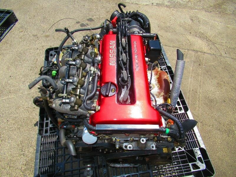 Processed By eBay with ImageMagick, z1.1.0. ||B2 JDM Nissan SR20 Turbo Engine For Sale - Image 1
