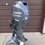 Used 2025 Yamaha F70LA 70HP 4-Stroke Outboard Motor